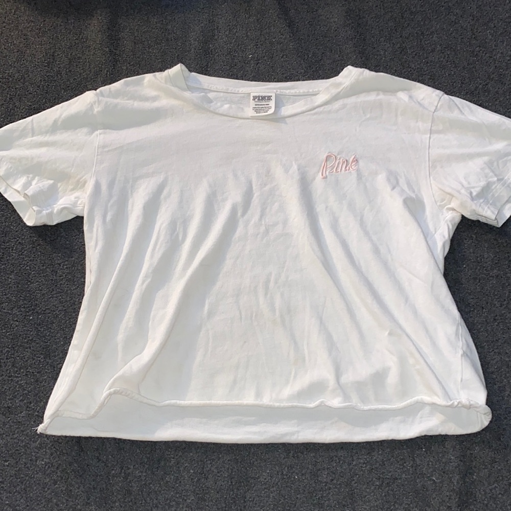 cropped PINK tee!